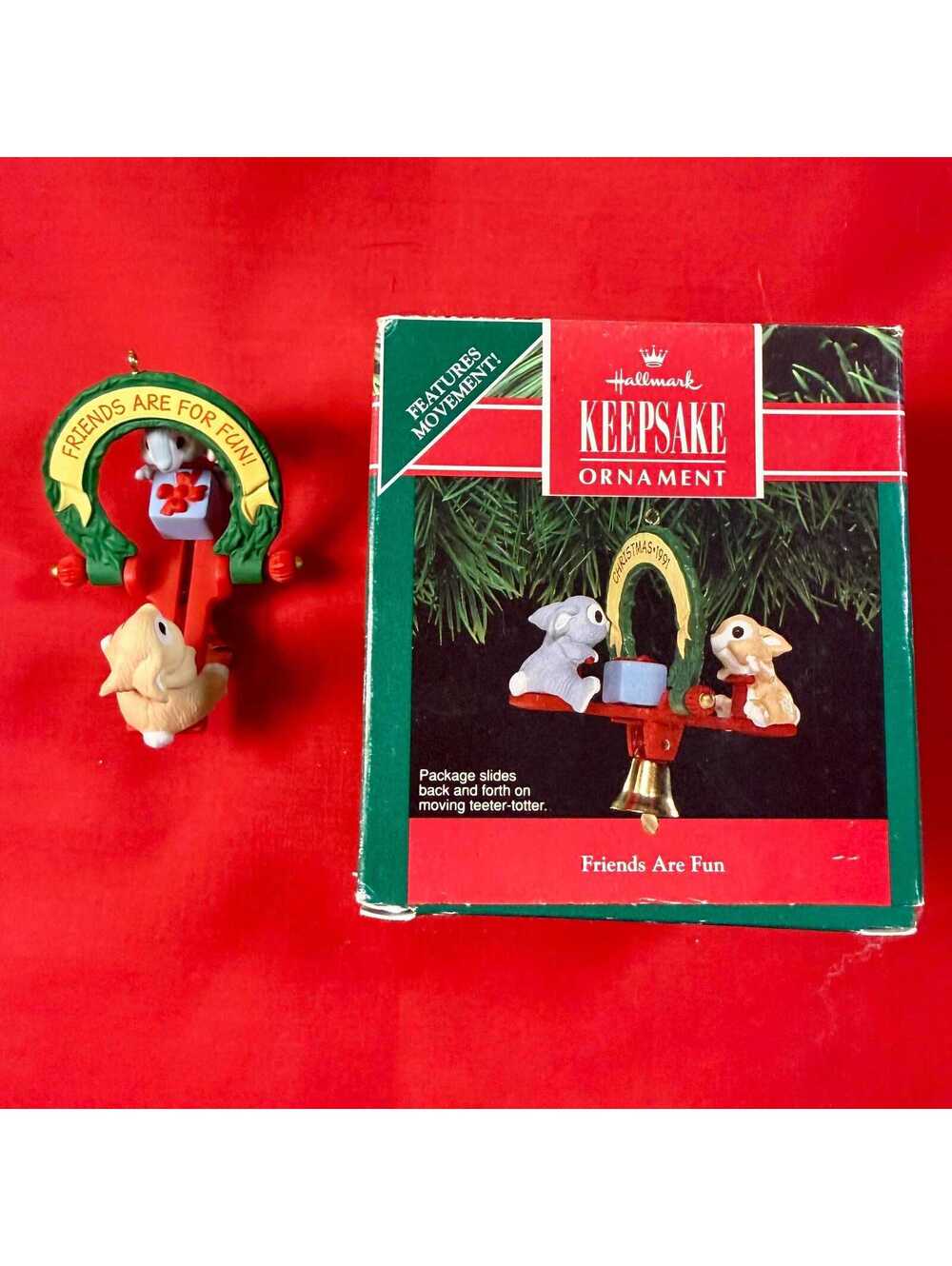 Friends are Fun - Hallmark Keepsake Ornament - 1991